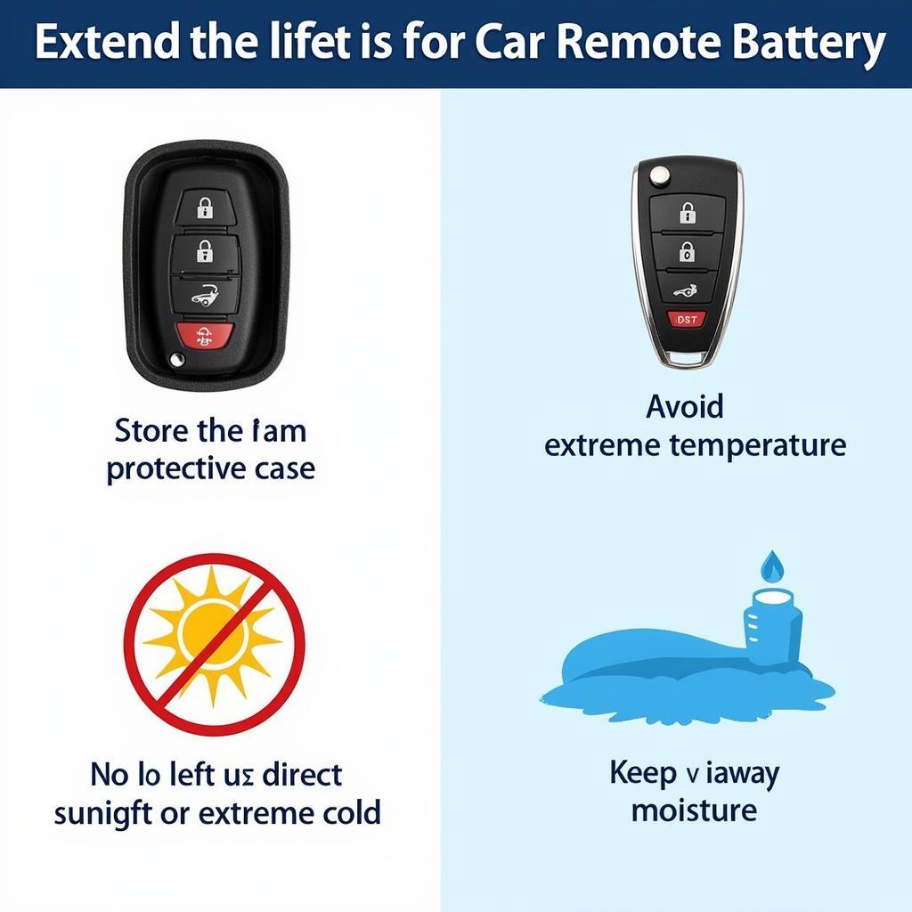 Car Remote Battery Care Tips