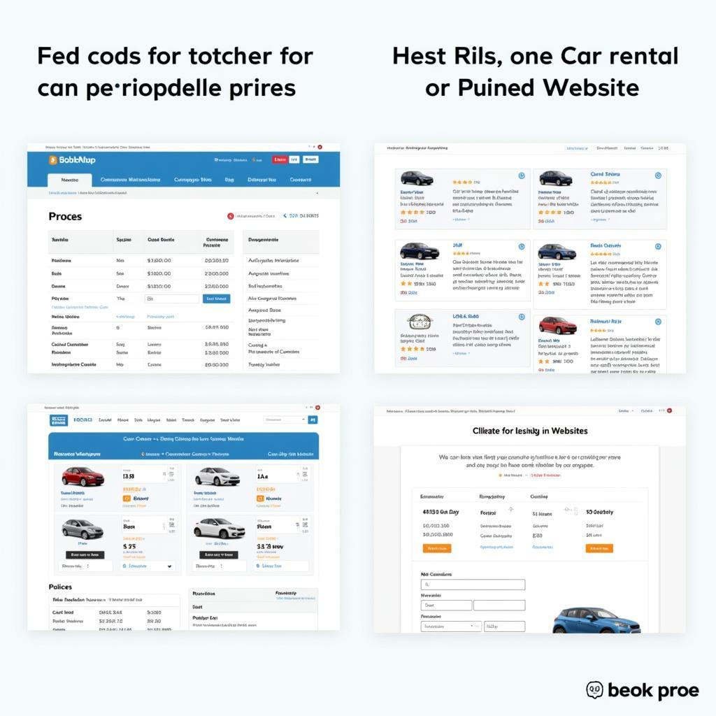 Car Rental Comparison Website