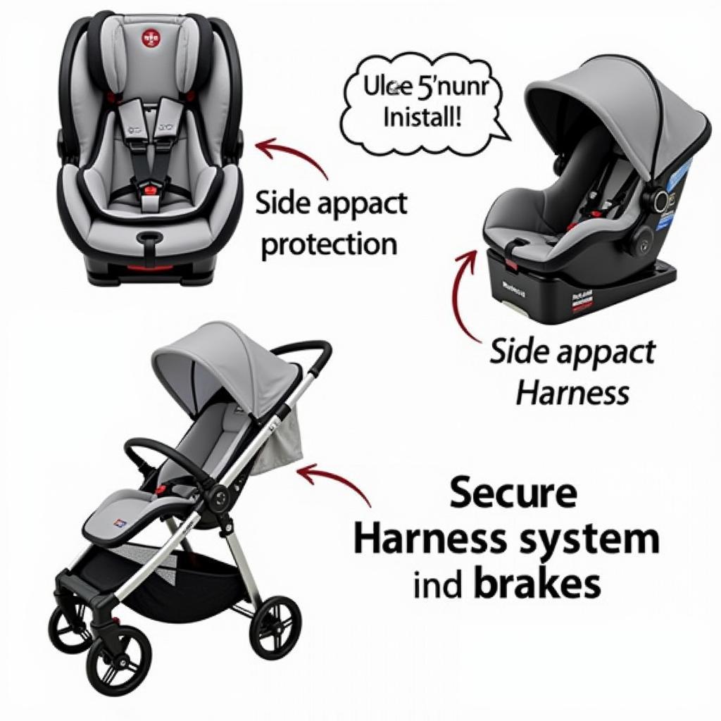 Essential Safety Features for Car Seats and Strollers