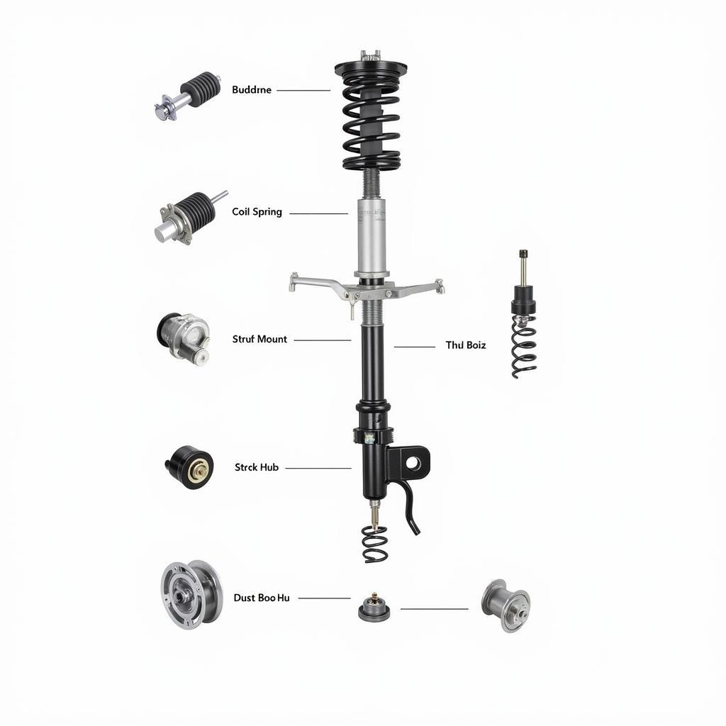 Car Strut Assembly Diagram