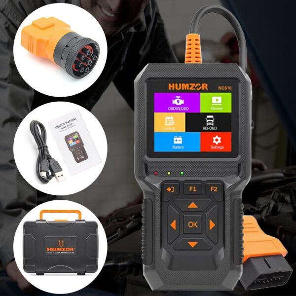 Car Truck OBD2 Scanner Heavy Duty HD Code Reader Truck Engine Fault Code Reader - Image 4