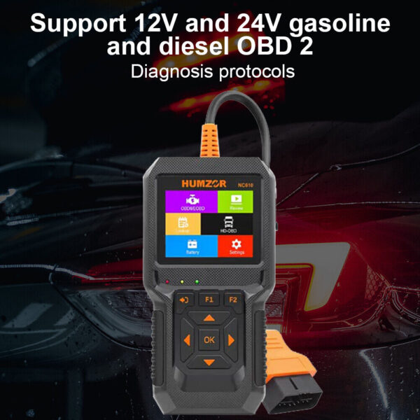 Car Truck OBD2 Scanner Heavy Duty HD Code Reader Truck Engine Fault Code Reader - Image 6