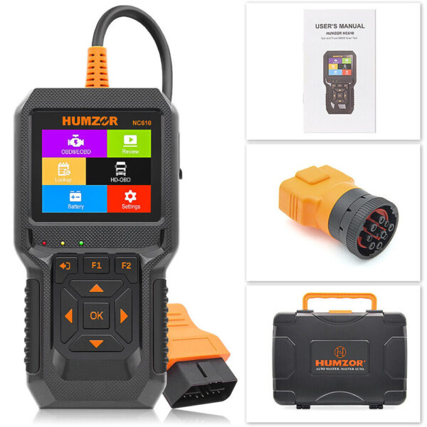 Car Truck OBD2 Scanner Heavy Duty HD Code Reader Truck Engine Fault Code Reader - Image 2