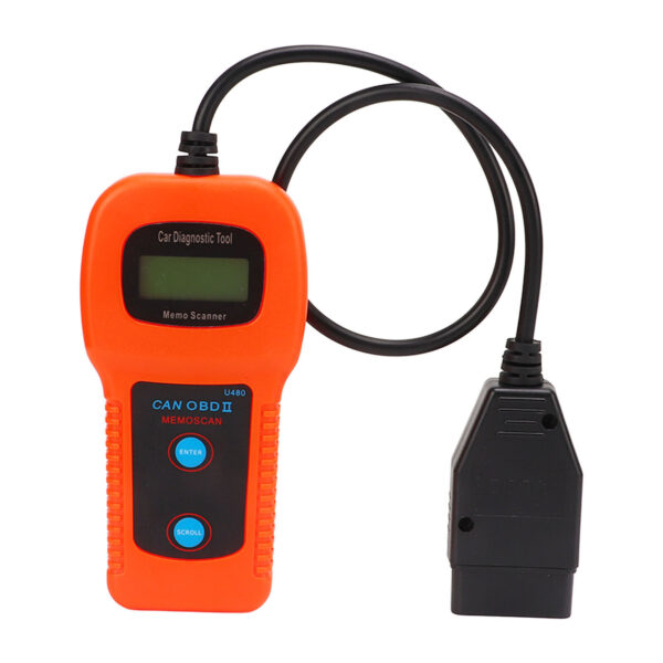 Car U480 OBD2 Diagnostic Scanner LCD Display 10‑12V DC Engine Code Reader Tool - Image 5