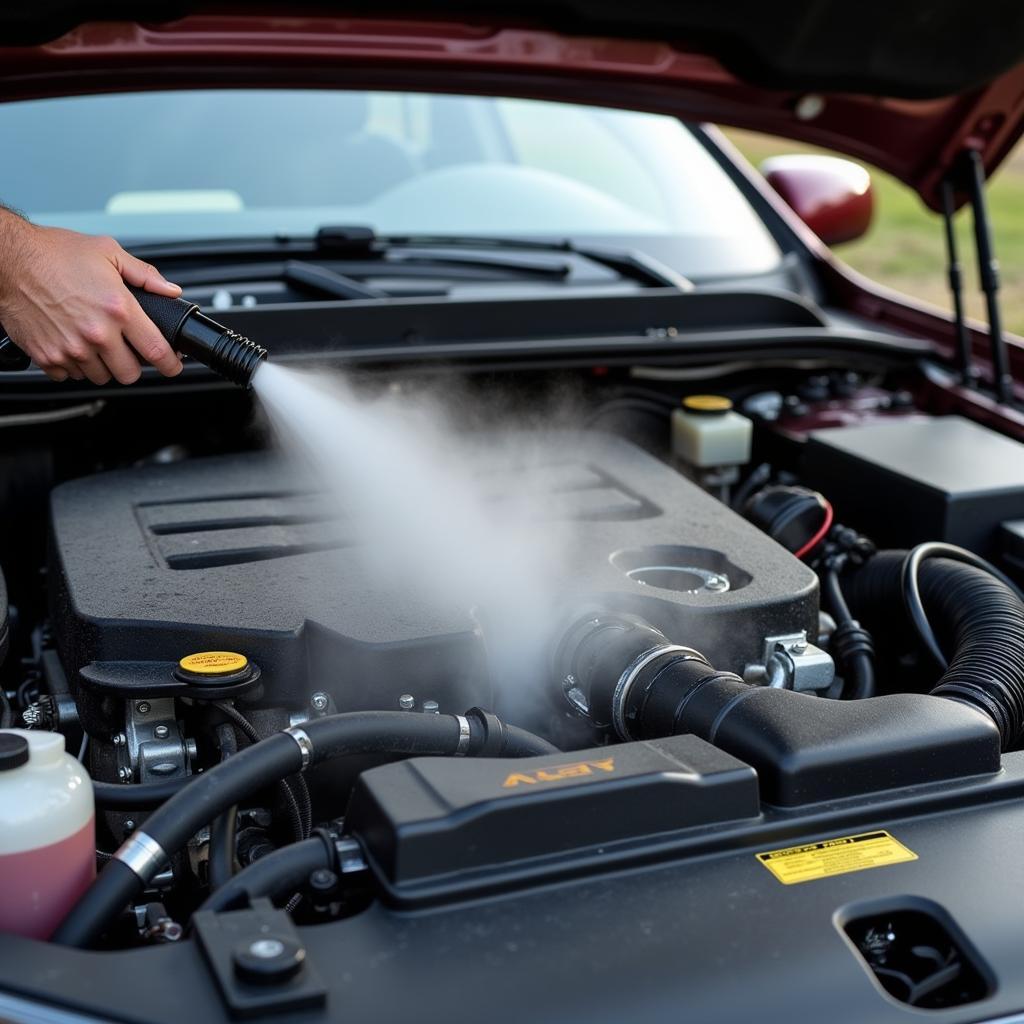 Car Vapor Cleaner Detailing Engine Bay