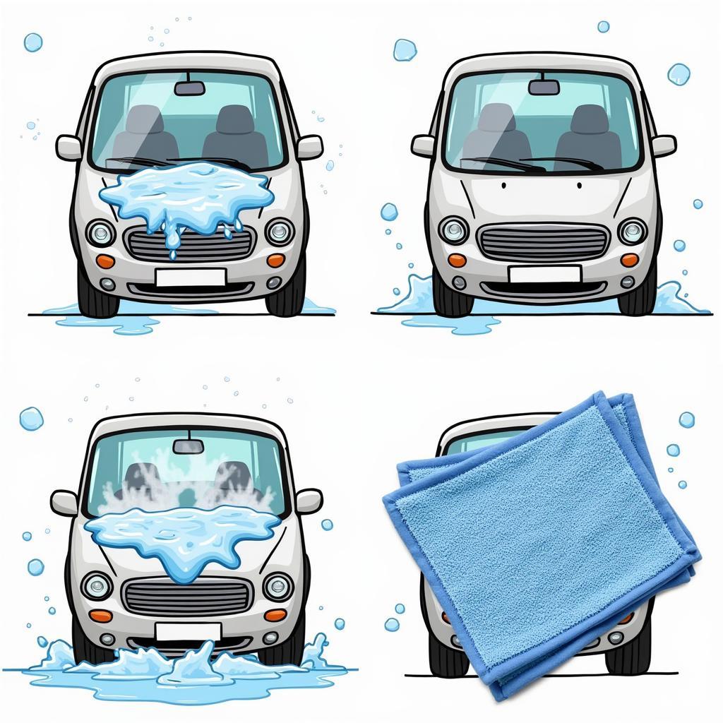 Step-by-Step Manual Car Wash Process