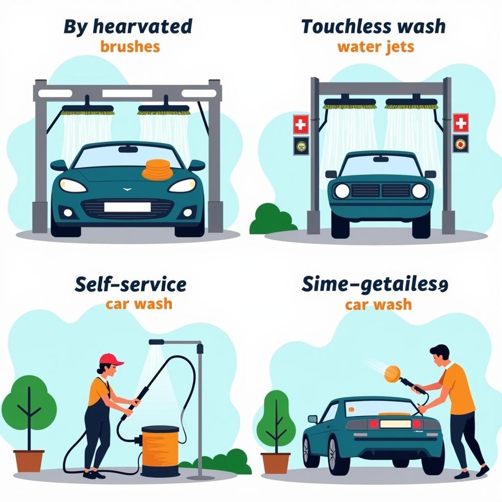 Different Car Wash Types: Automatic, Touchless, Self-Service, and Detailing