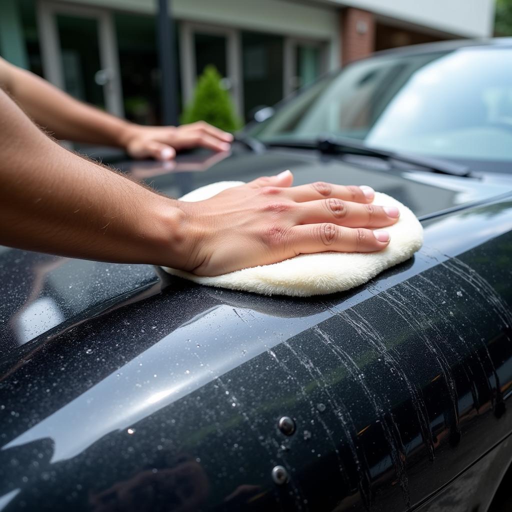 Car Wax Protecting Car Paint