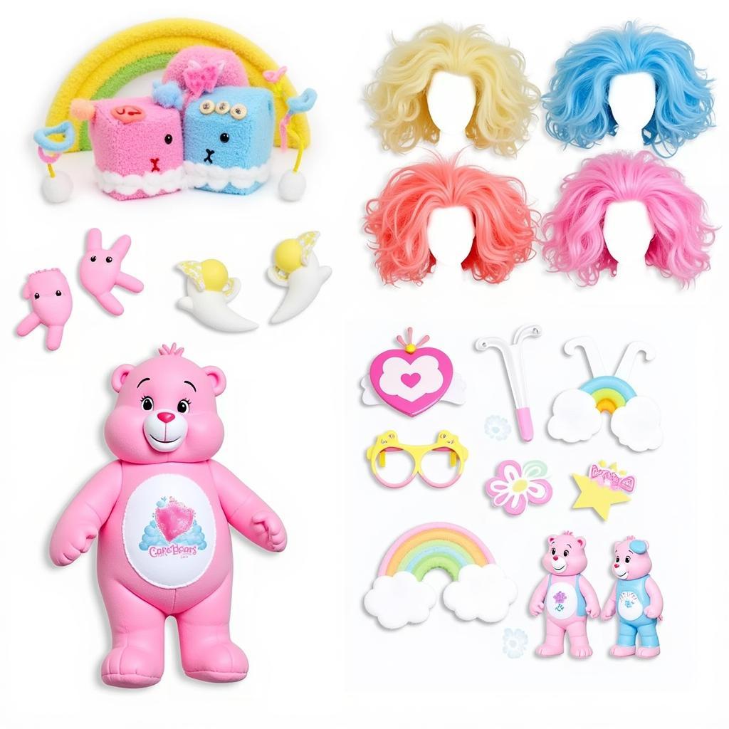 Essential Care Bear Costume Accessories: Belly Badges, Wigs, and Face Paint