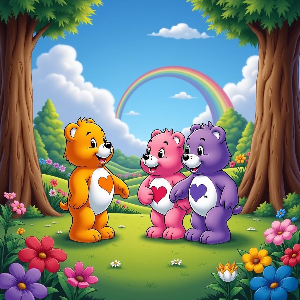 A Scene from Care Bears Big Wish Movie