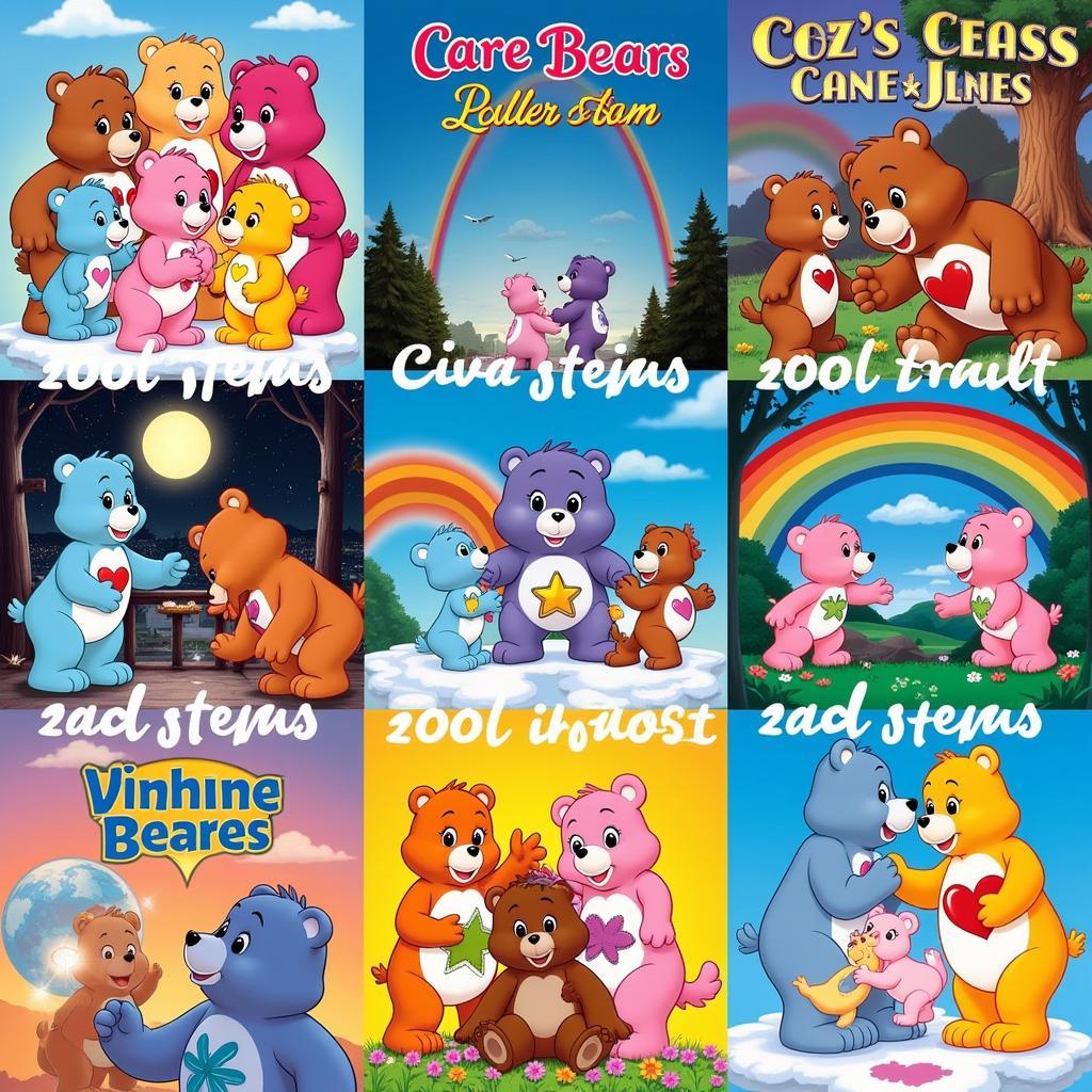 Collection of Care Bears Movie Posters