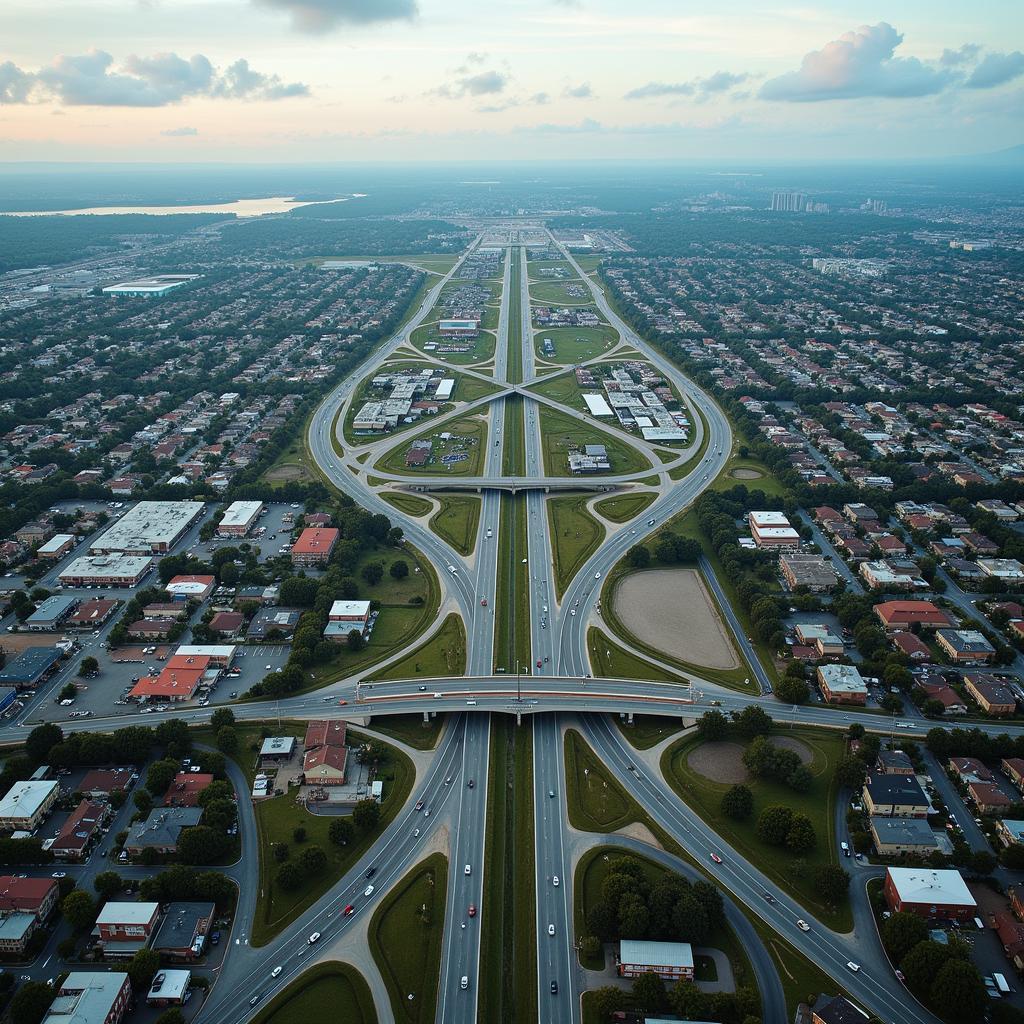 Impact of Cars on Urban Planning: Sprawling Suburbs and Highway Networks