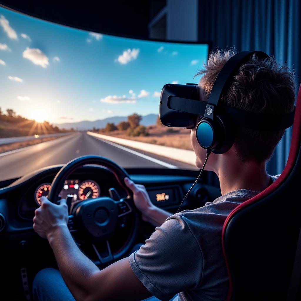 Virtual Reality Cars Video Game Experience