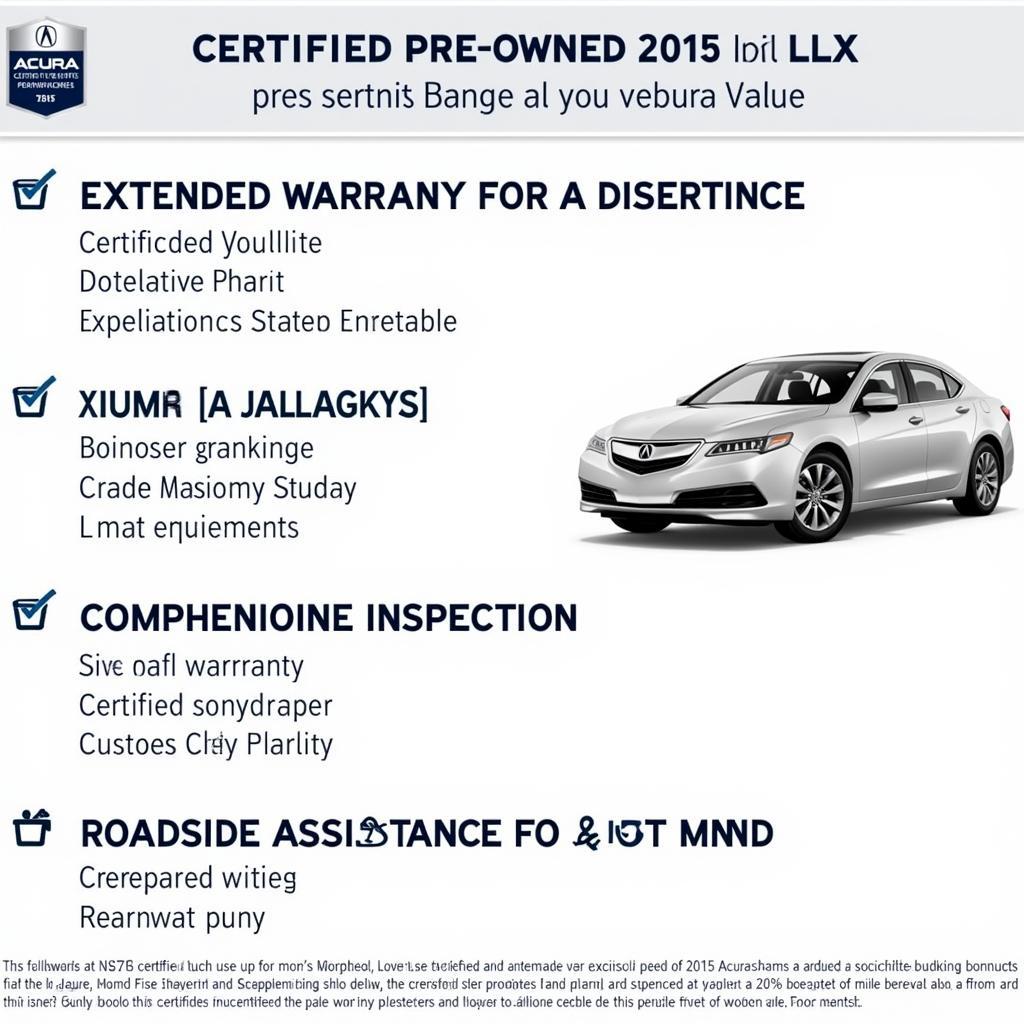 Benefits of Buying a Certified Pre-Owned 2015 Acura TLX