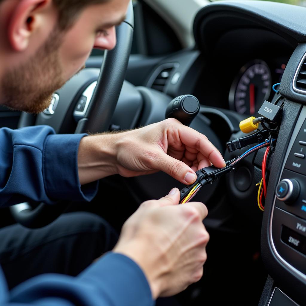 Inspecting Airbag System Wiring