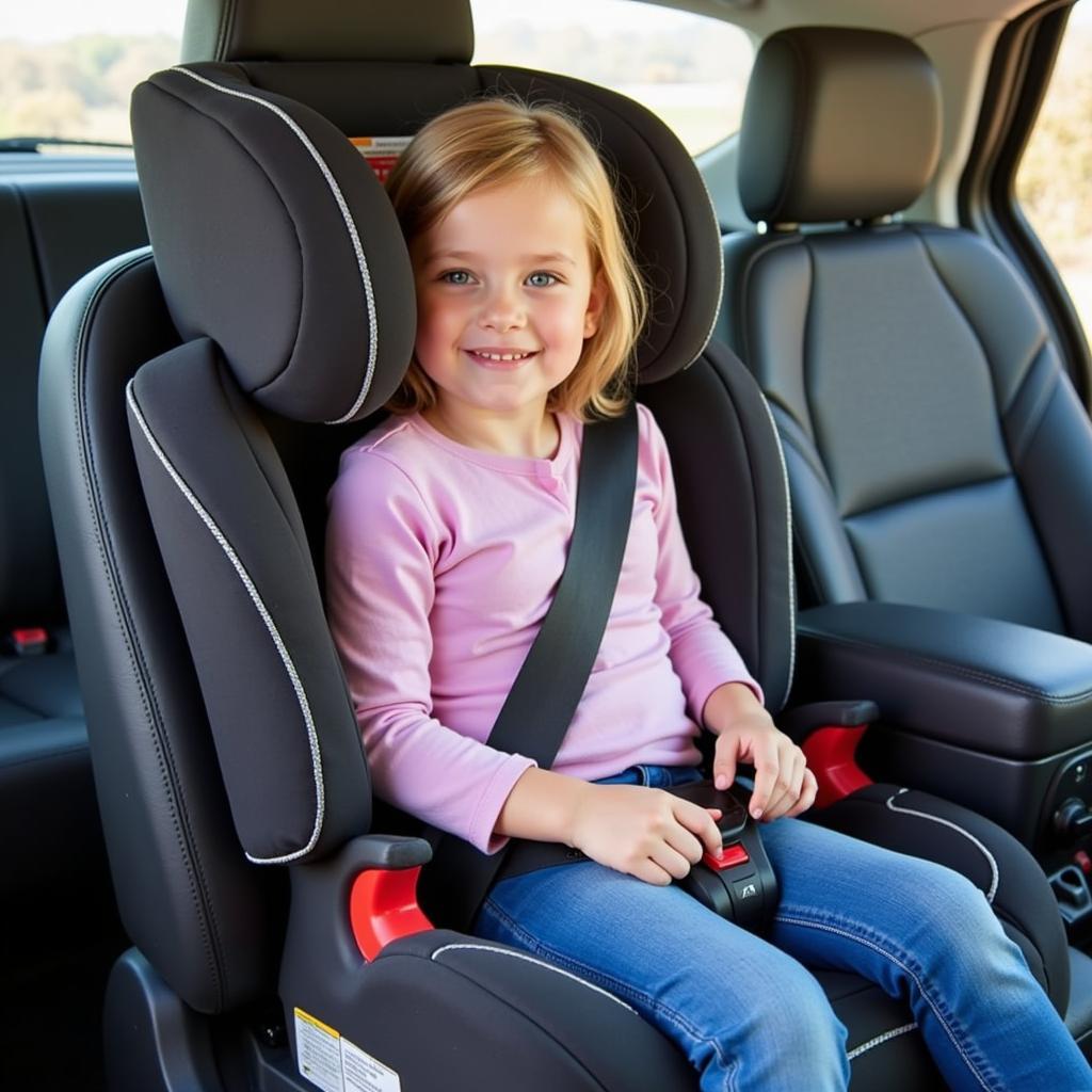 Child in Correctly Fitted Car Seat