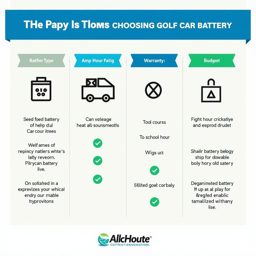 Factors to Consider When Choosing a Golf Car Battery