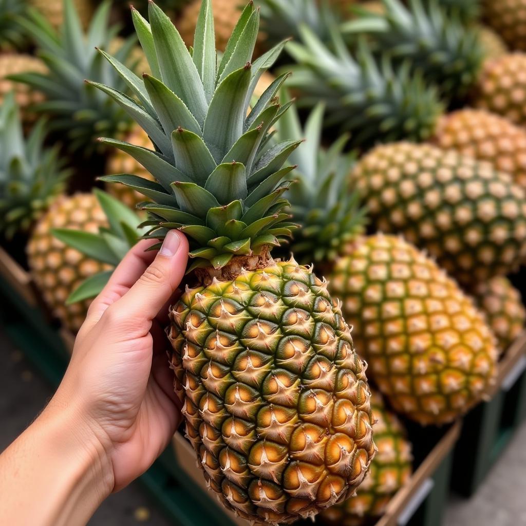 Choosing a Ripe Pineapple for Planting