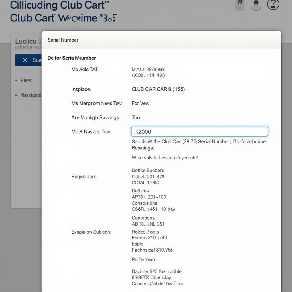 Club Car Serial Number Decoder