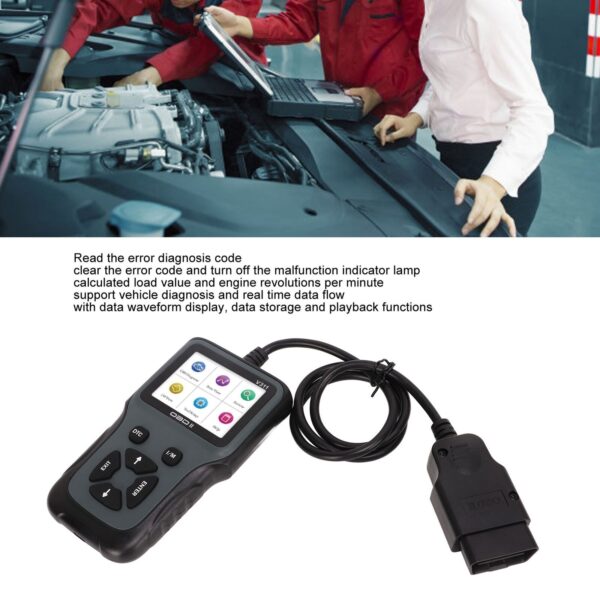 Code Reader Scan Tool OBD2 Scanner Intake Detection For Car - Image 4