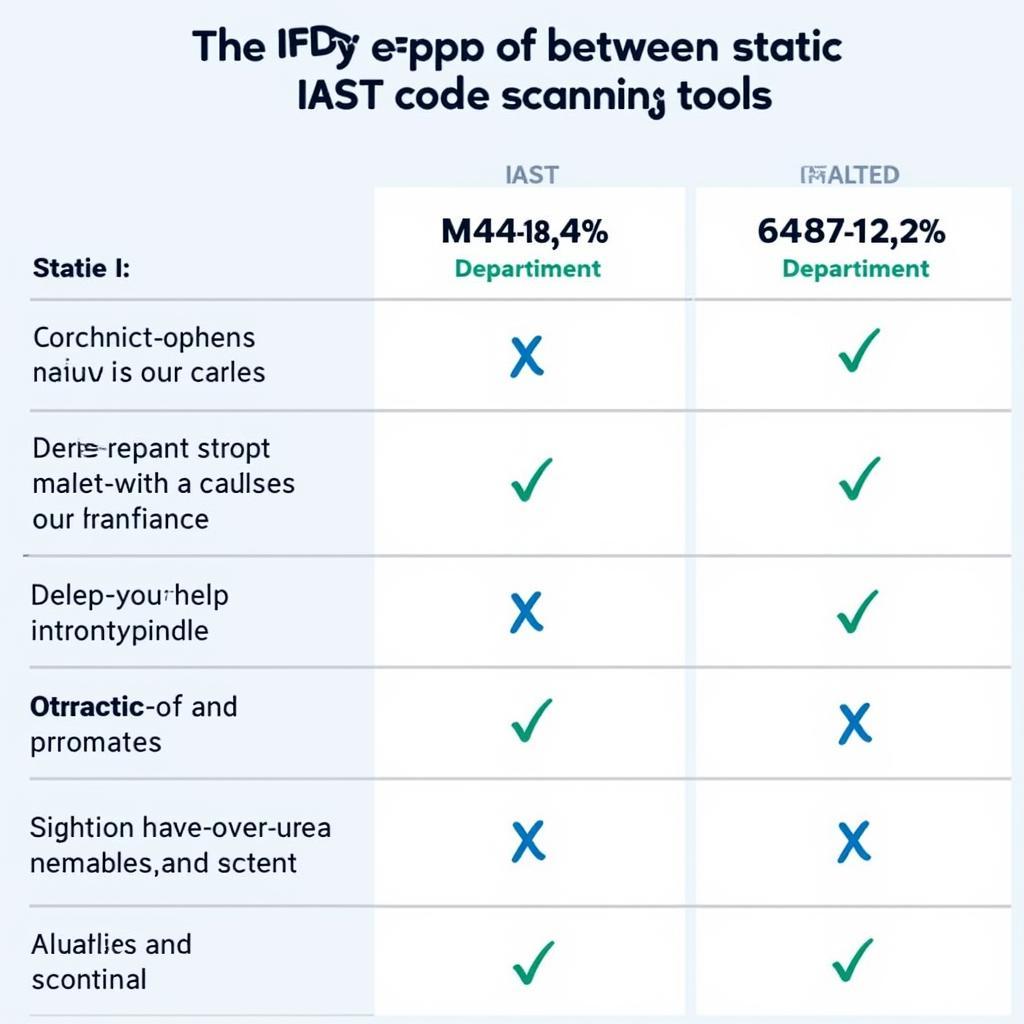 Code Scanning Tools Comparison Chart