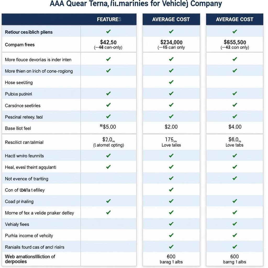 Comparing AAA Car Rental Companies