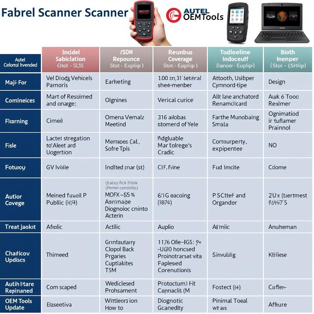 Side-by-Side Comparison of Autel and OEMTools Scanners