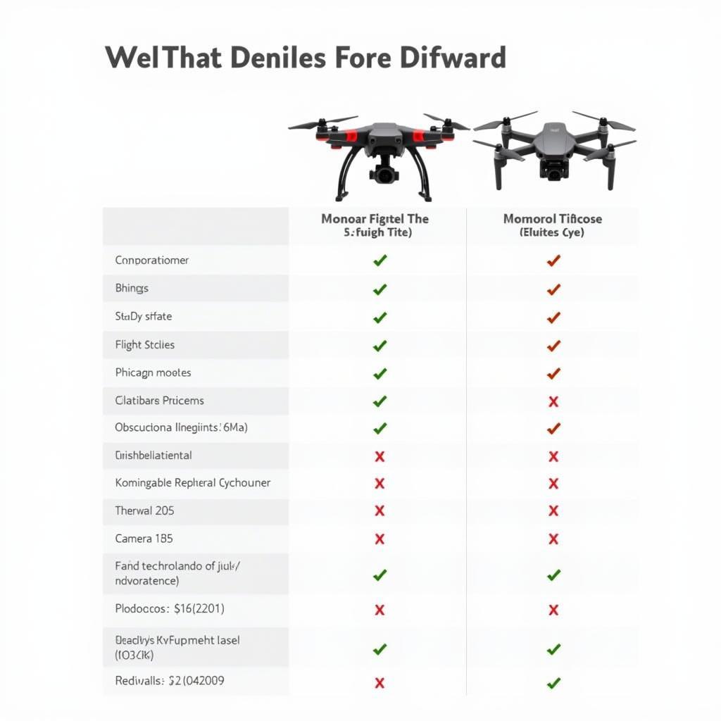 Comparison of Autel Drone Models and Specs