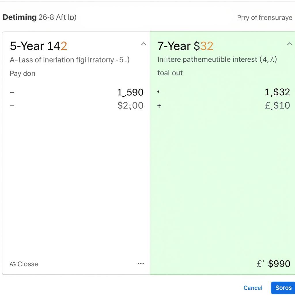 Comparing Car Loan Terms with Amortization Calculator