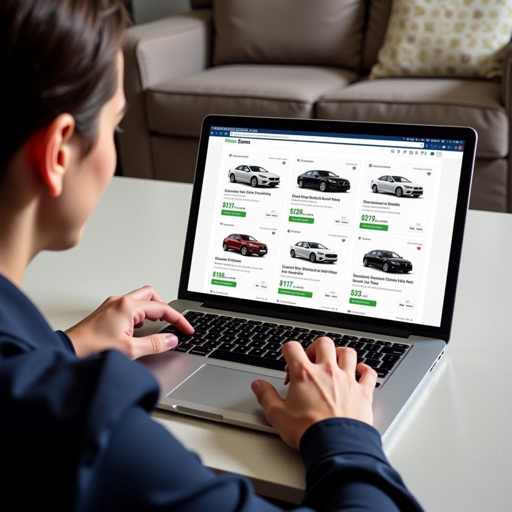 Comparing Car Prices Online