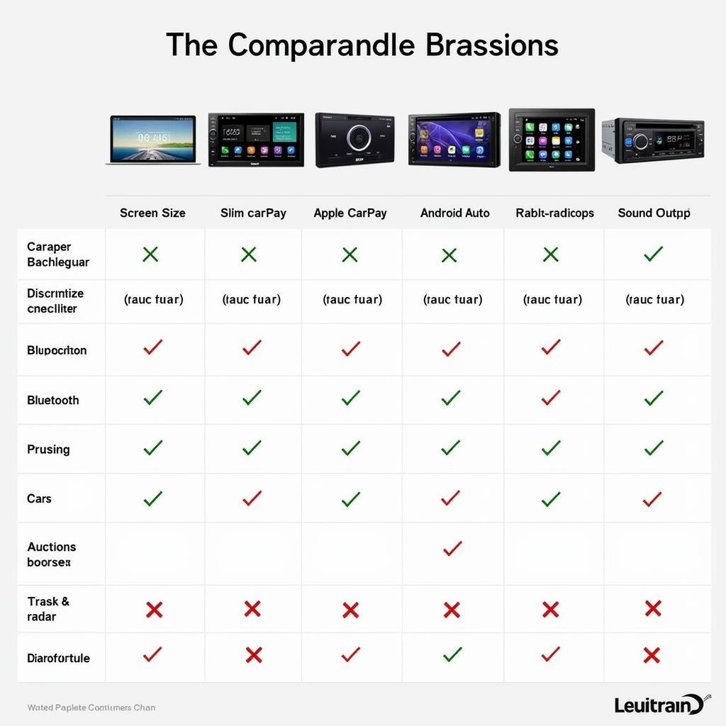 Comparing Car Radio Features