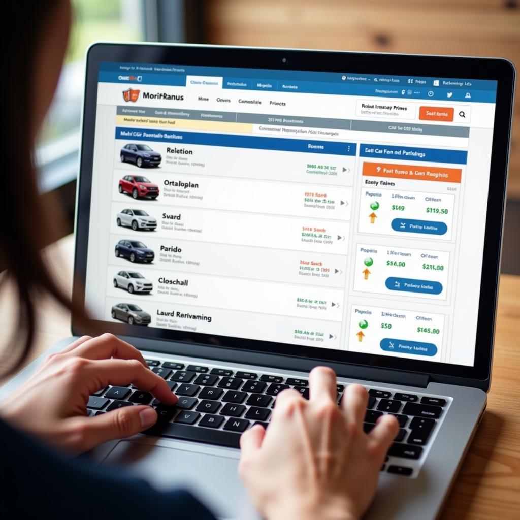 Comparing Car Rental Prices Online