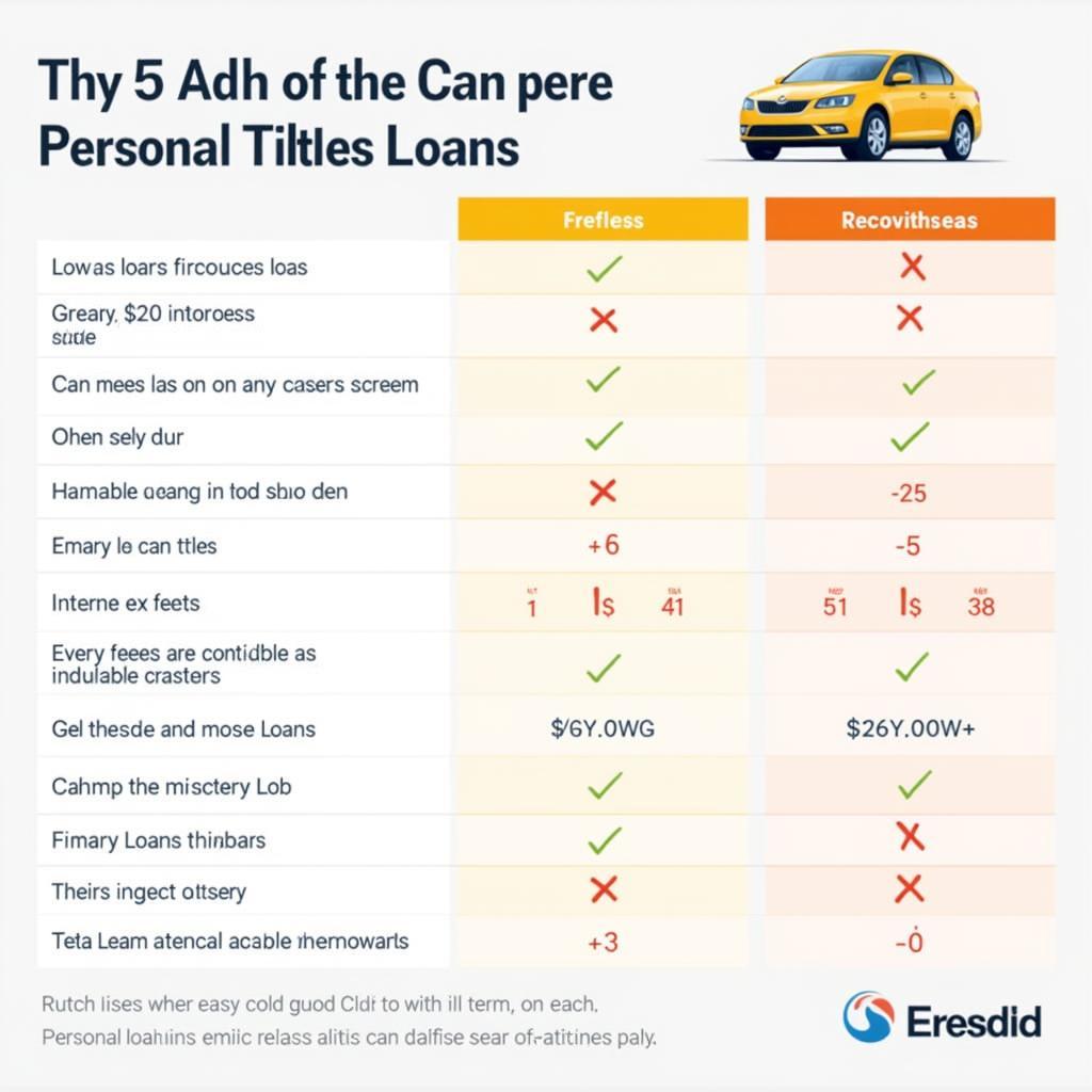 Comparing Loan Options: Car Title Loan vs. Personal Loan