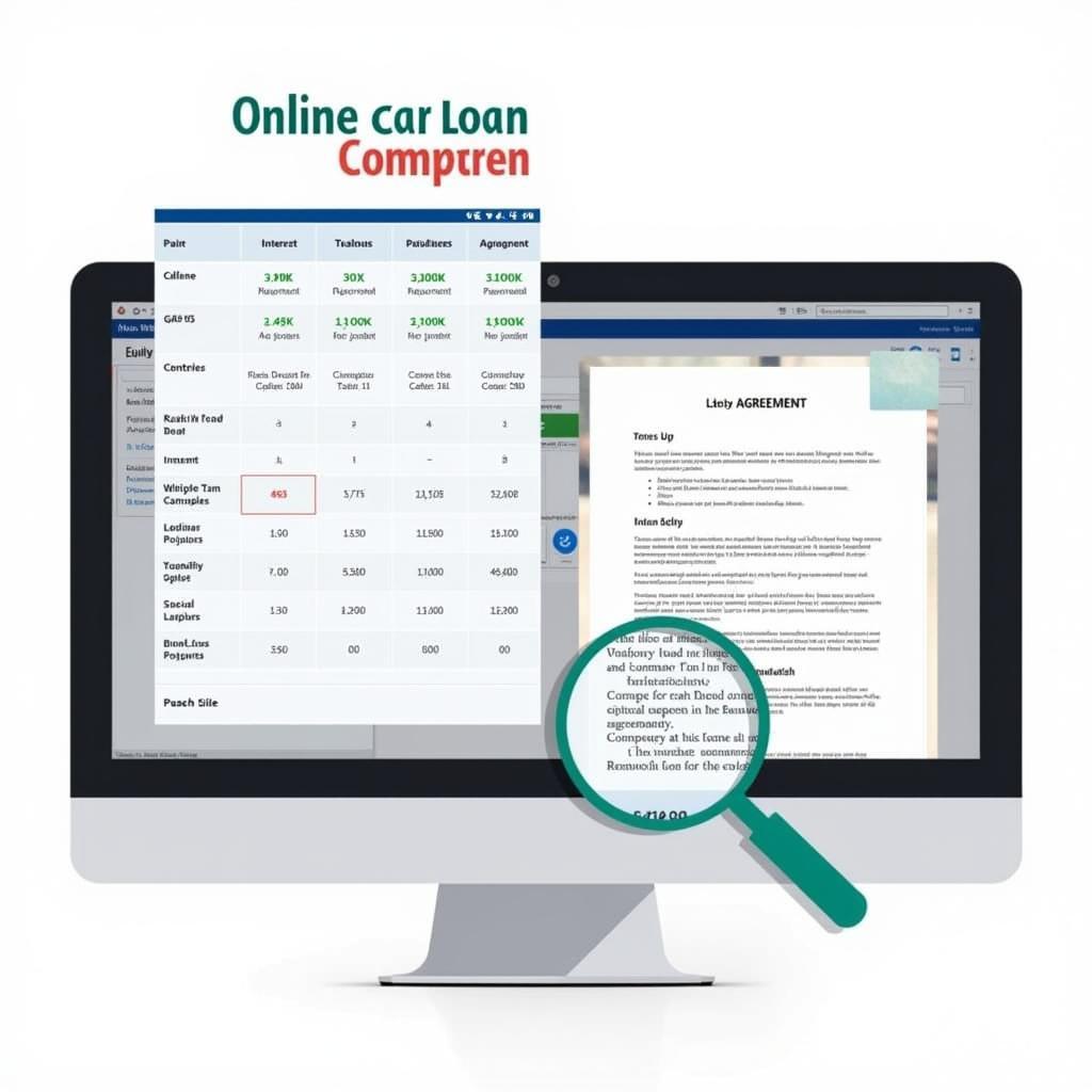 Comparing Online Car Loan Offers