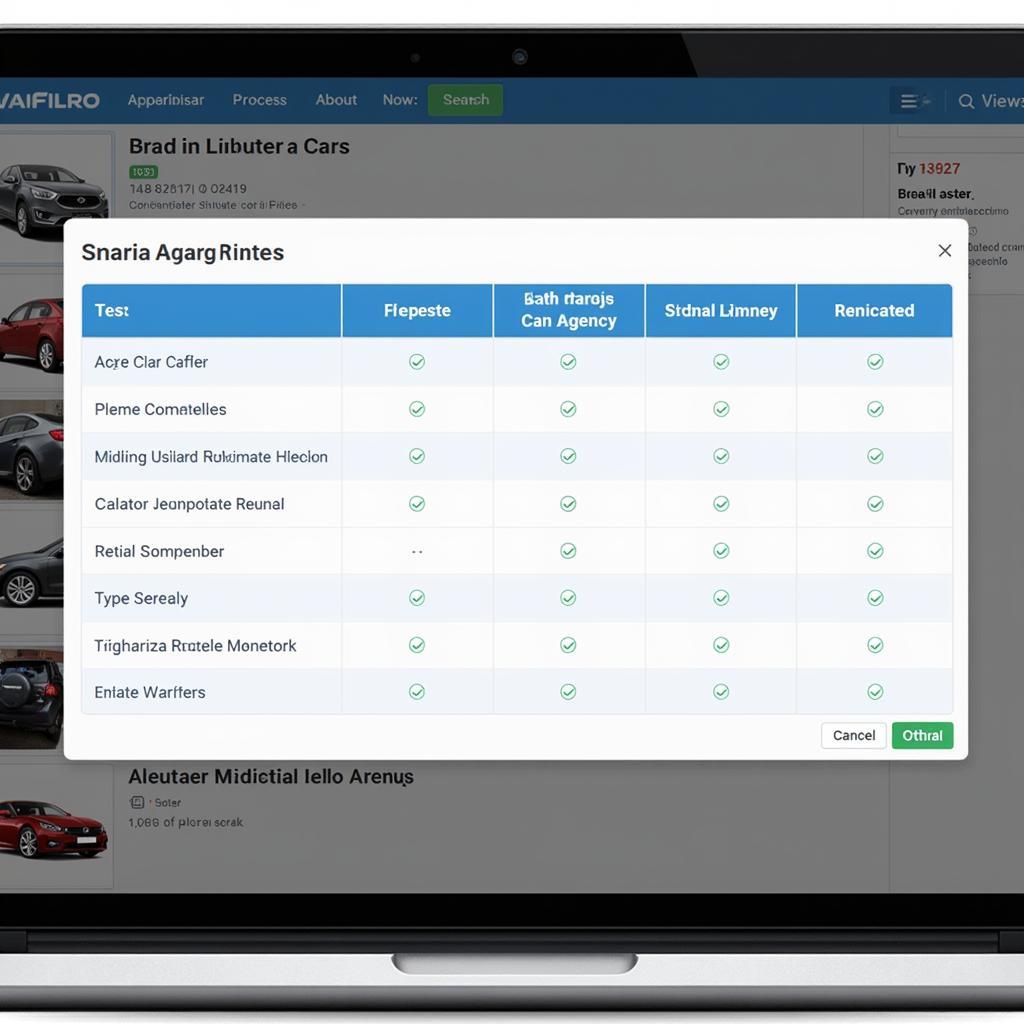 Comparing Rent-a-car Prices Online