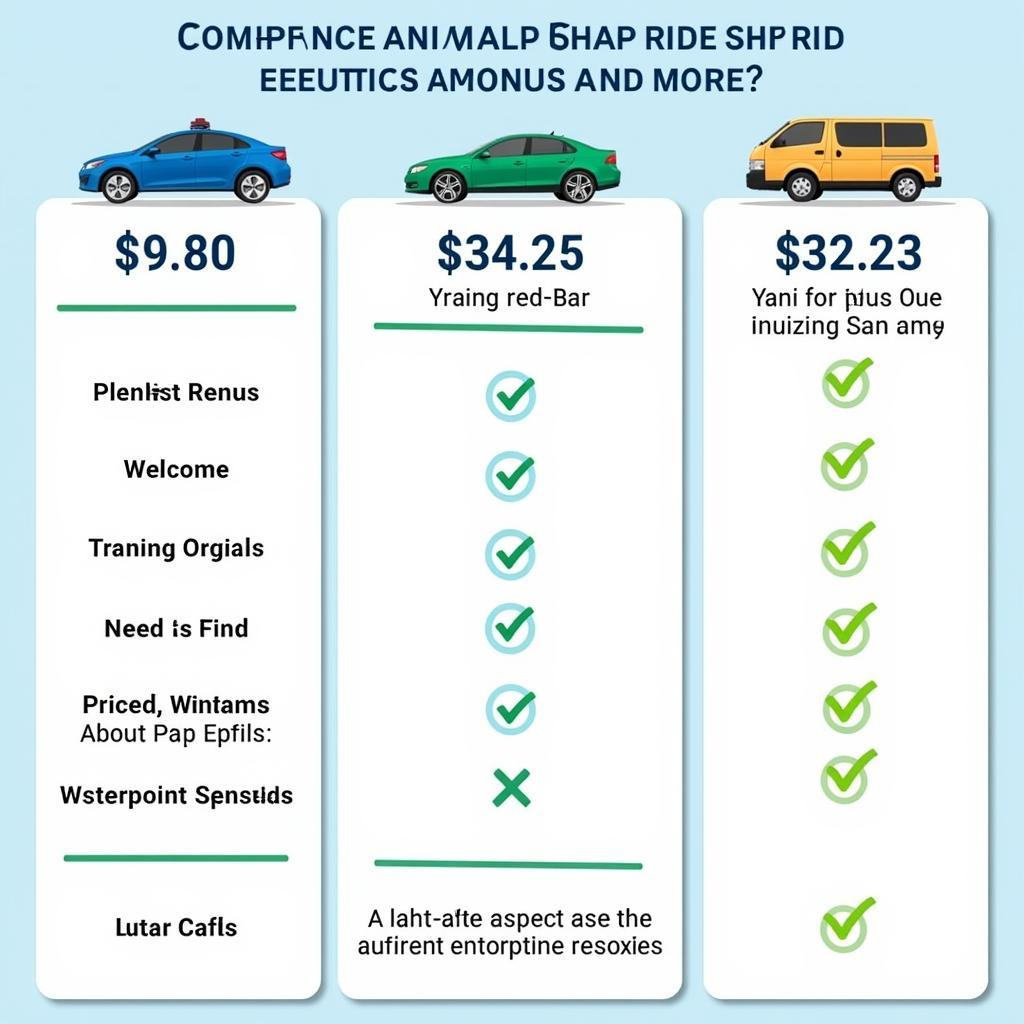 Comparing Rideshare Rental Companies