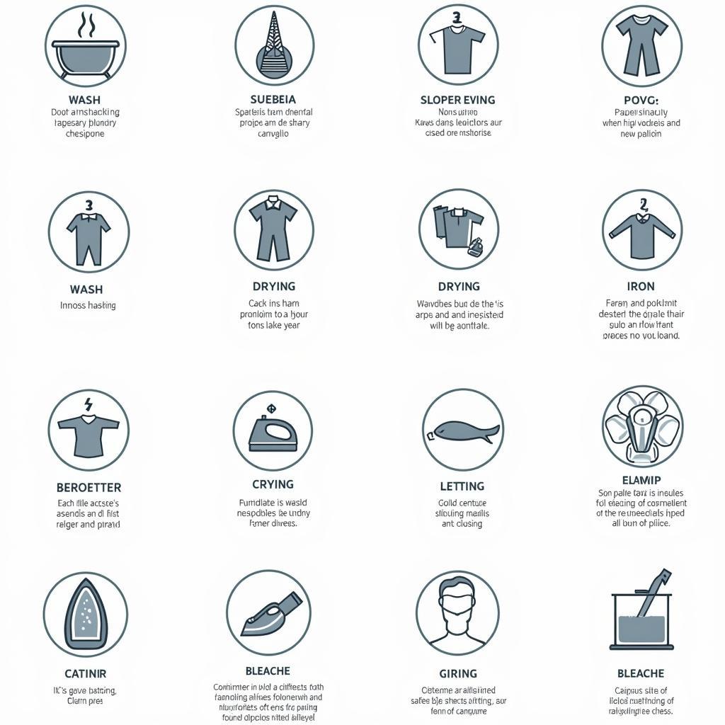 Complete Laundry Care Symbols Chart