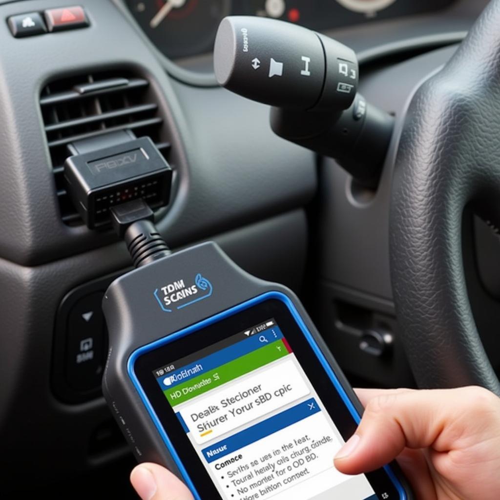 Connecting a Dealer Scanner to the OBD-II Port