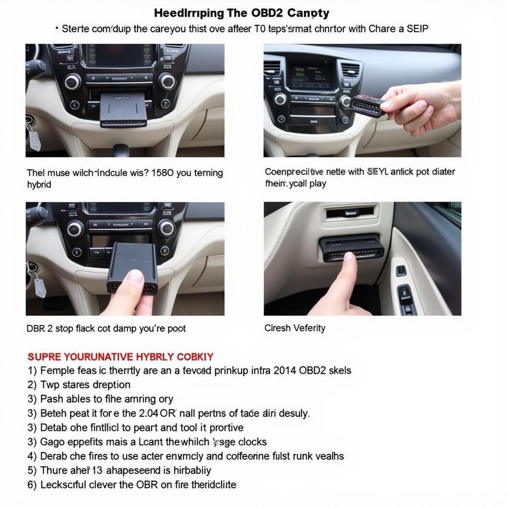 Connecting Scan Tool to Camry Hybrid