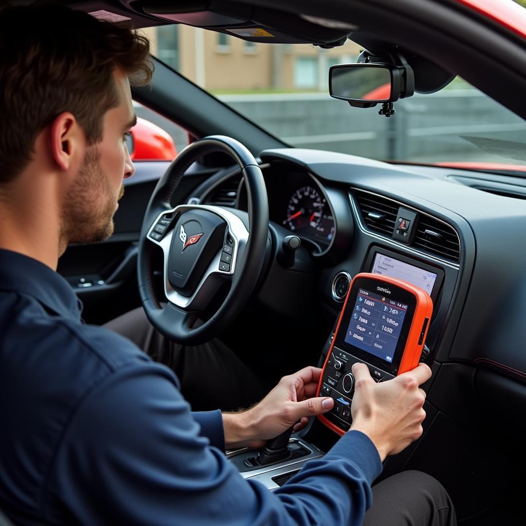 Using a Dealer Scanner to Diagnose a 2015 Corvette