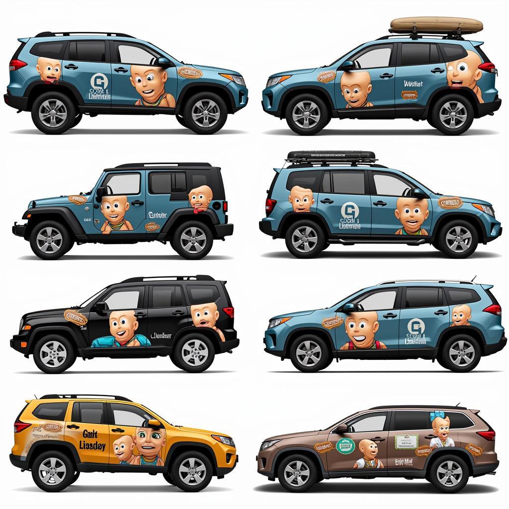 Crash Test Dummy Car Wrap Design Ideas