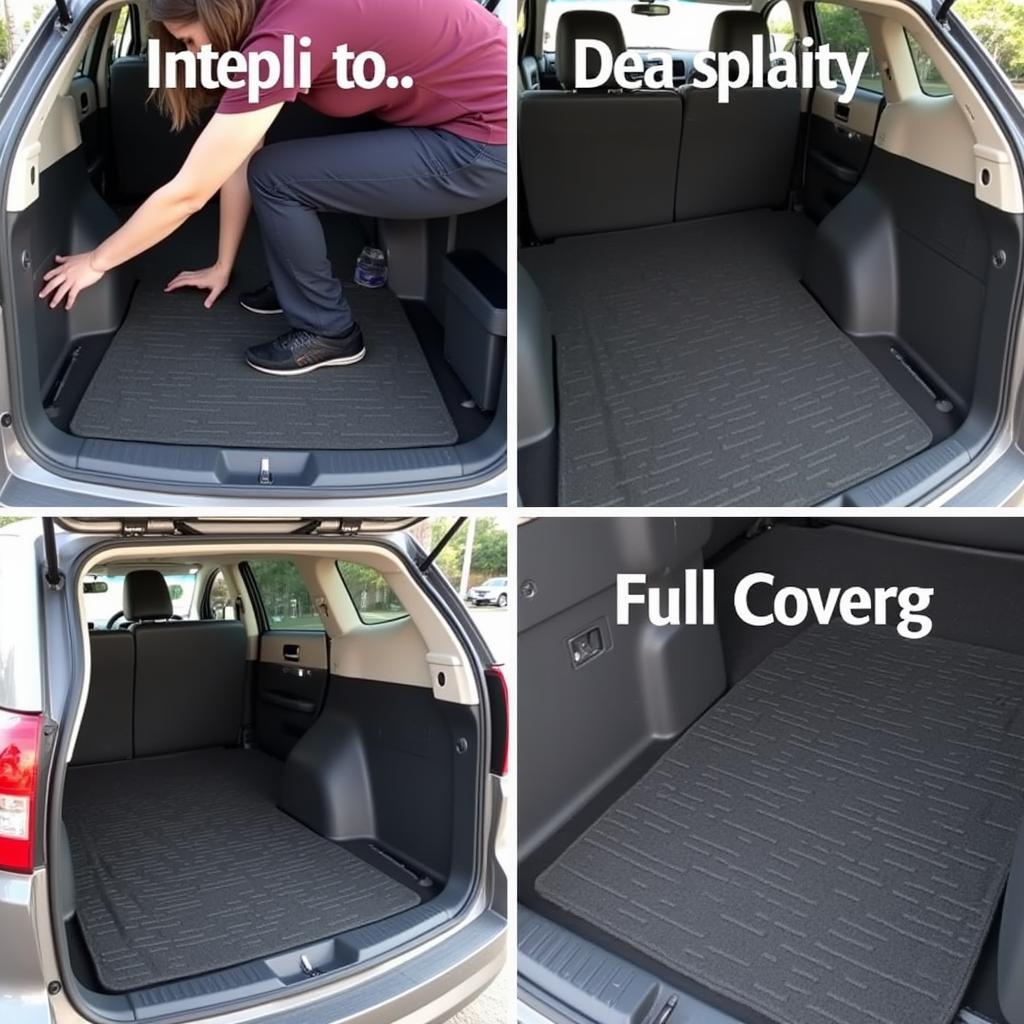 Custom Car Mat Installation