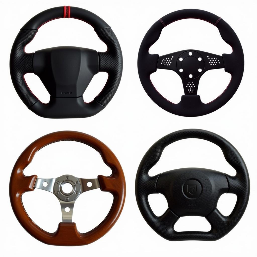 Custom Steering Wheel Materials - Leather, Alcantara, Wood, and Carbon Fiber