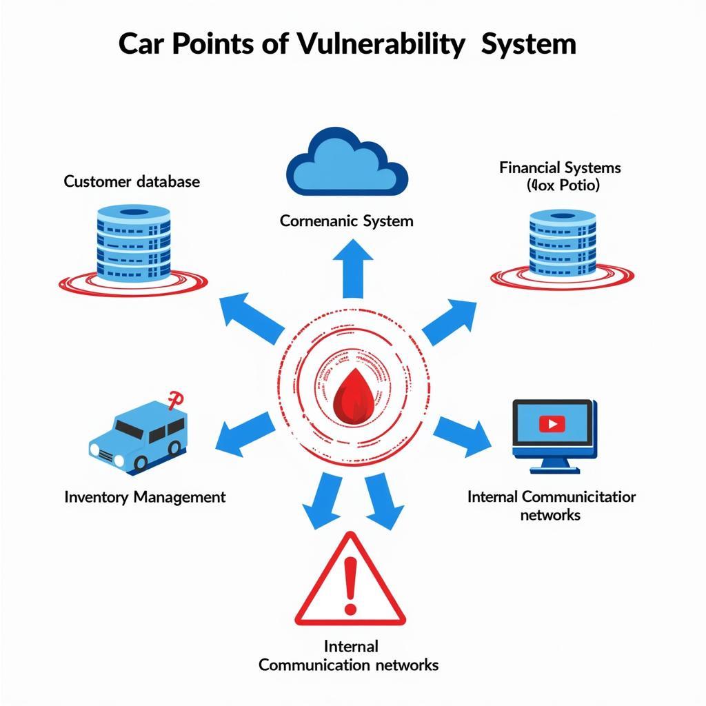 Cyber Attack Targets in a Car Dealership