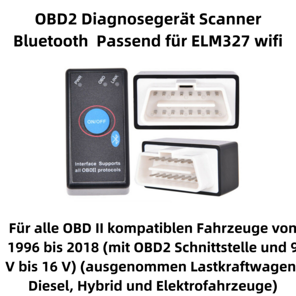 D22C Mini Wifi OBD2 Scanner, Bluetooth OBD Diagnostic pour Voiture, Adaptateur - Image 3