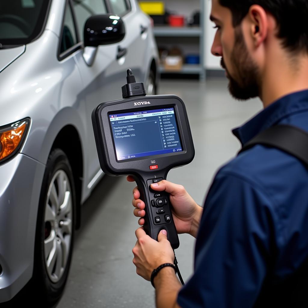 Diagnose a 2010 Honda Civic using dealer scan tool