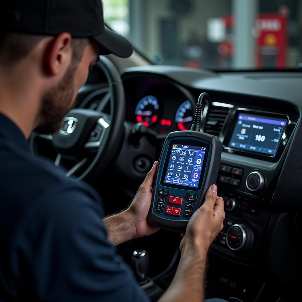 Dealer Scanner Diagnosing a Modern Car