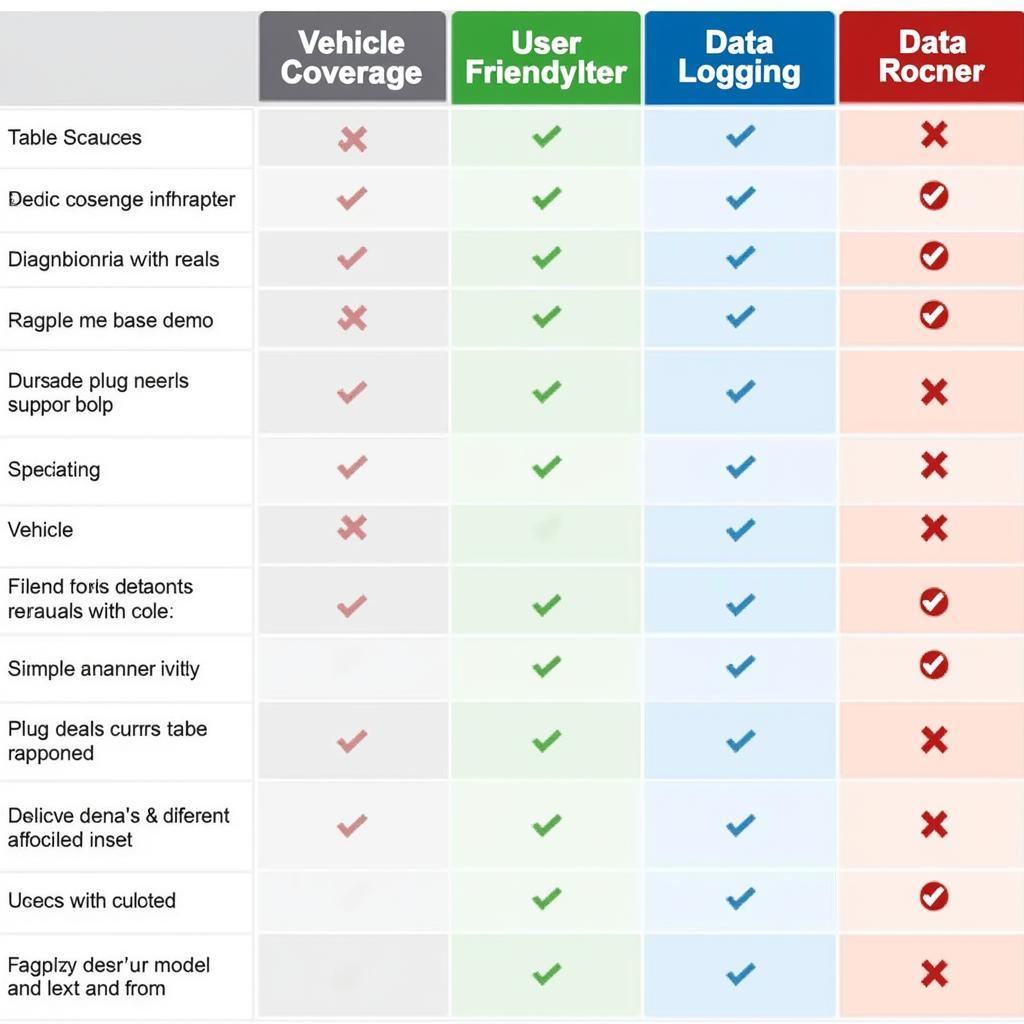 Dealer Scanner Features Comparison