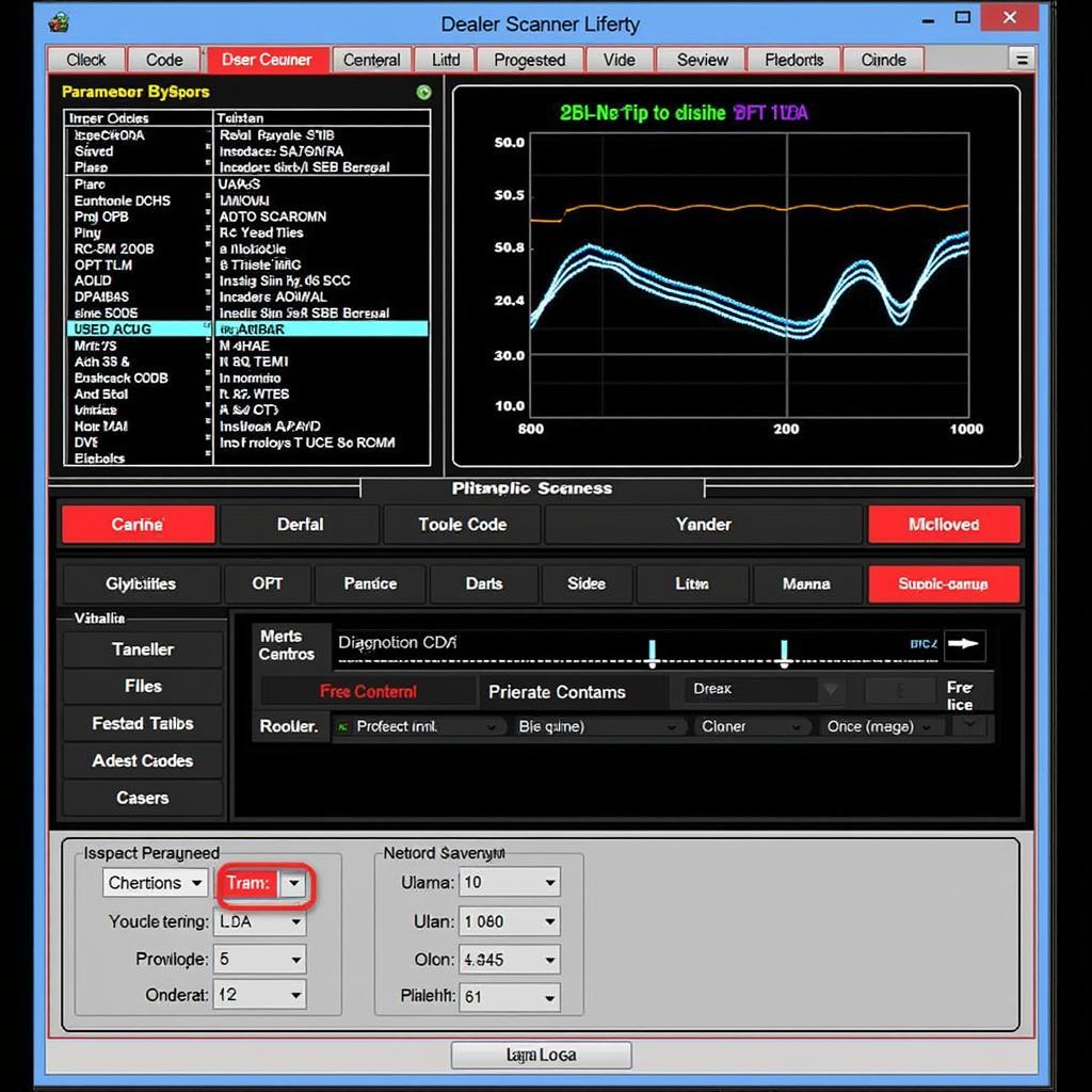 Dealer Scanner Software Interface