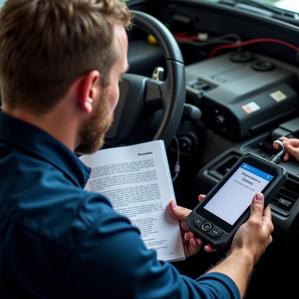 Diagnosing Car Problems Using a Dealer Scanner